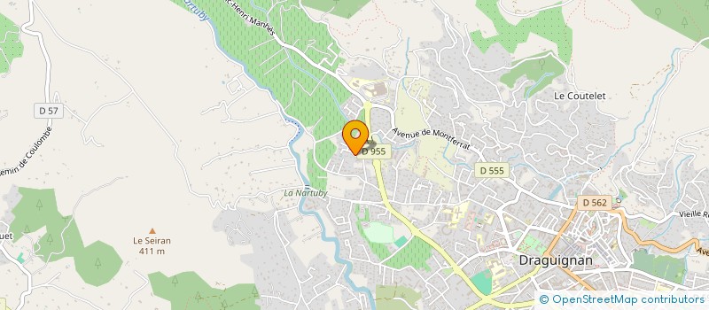 localisation de l'entreprise SCI GERARD à DRAGUIGNAN