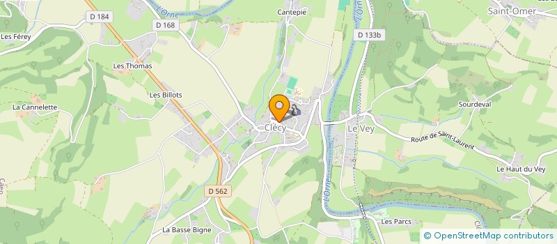 localisation de l'entreprise SCI GERARD  CLECY