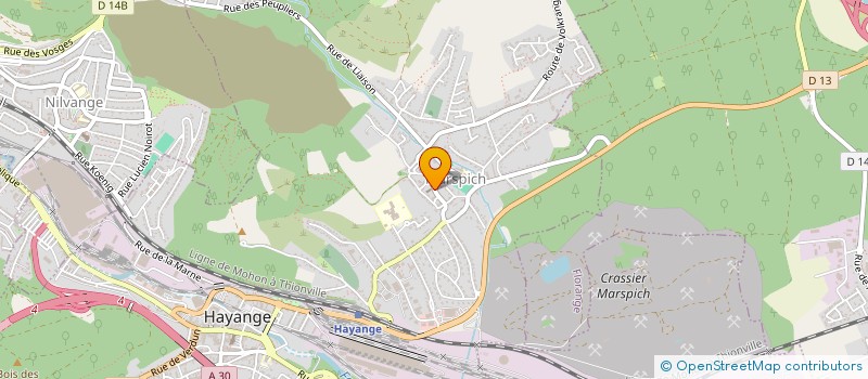 localisation de l'entreprise SCI GERARD  HAYANGE