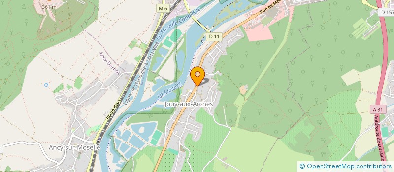 localisation de l'entreprise SCI GERARD  JOUY-AUX-ARCHES