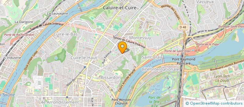 localisation de l'entreprise SCI GERARD ALEXANDRE  CALUIRE-ET-CUIRE