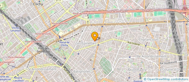 localisation de l'entreprise SCI GERARD-CHASSE  PARIS