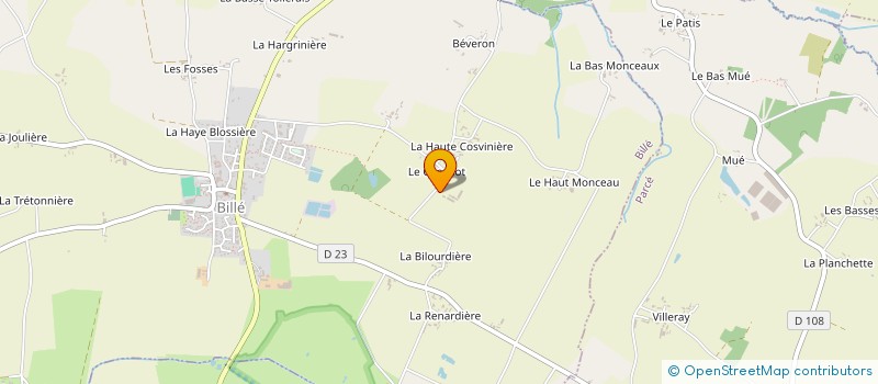 localisation de l'entreprise SCI GERARD-HUARD  BILLE