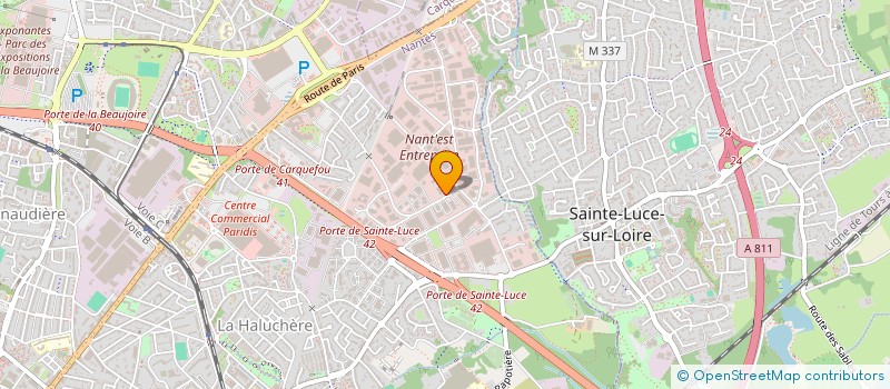 localisation de l'entreprise SCI GERARD INVESTISSEMENT à NANTES