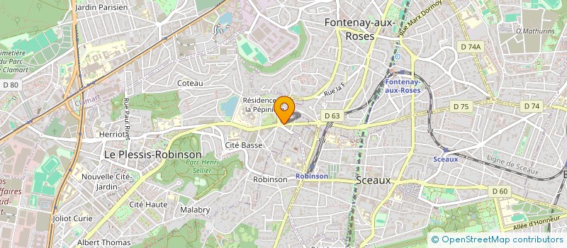 localisation de l'entreprise SCI GERARD&JEAN-PIERRE ALARD à LE PLESSIS-ROBINSON