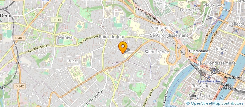 localisation de l'entreprise SCI GERARD MILLANT  LYON