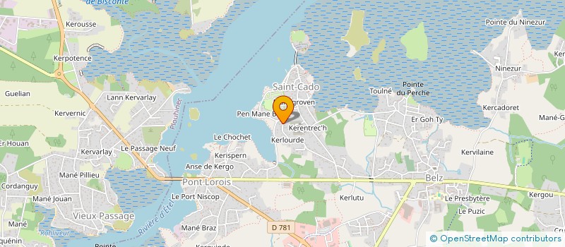 localisation de l'entreprise SCI GERARD MOINE  BELZ