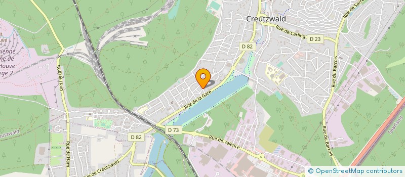 localisation de l'entreprise SCI GERARD SCHNEIDER  CREUTZWALD