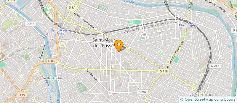 localisation de l'entreprise SCI GERARDIN à SAINT-MAUR-DES-FOSSES