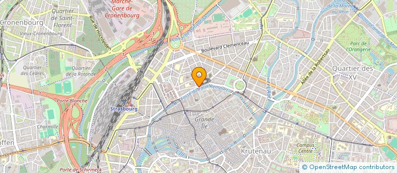 localisation de l'entreprise SCI GERAUD à STRASBOURG