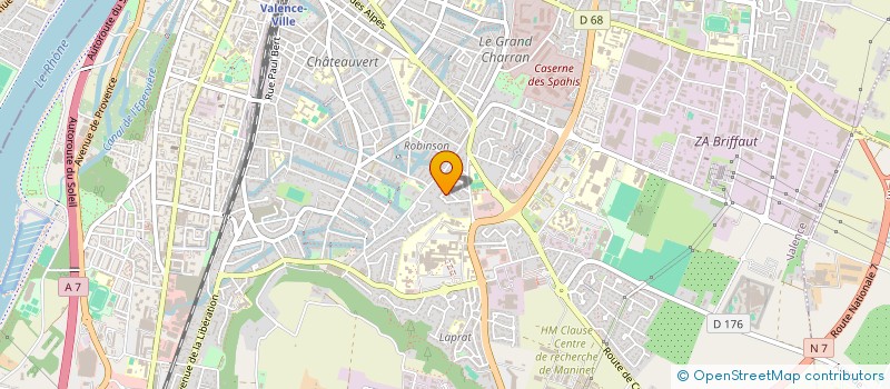 localisation de l'entreprise SCI GERAVON à VALENCE