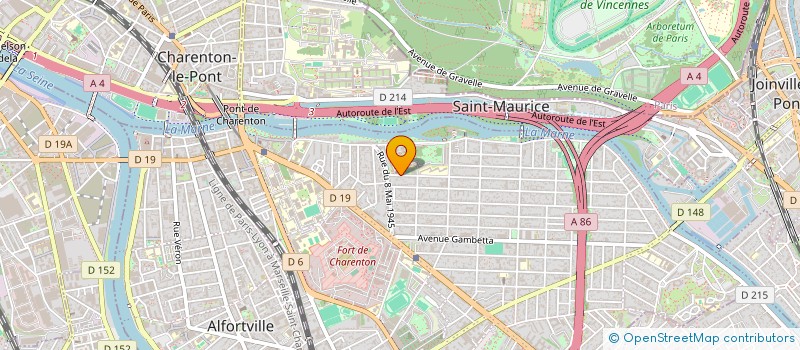 localisation de l'entreprise SCI GERAZ à MAISONS-ALFORT