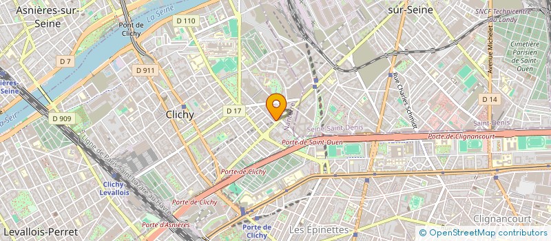 localisation de l'entreprise SCI GERBADE à CLICHY