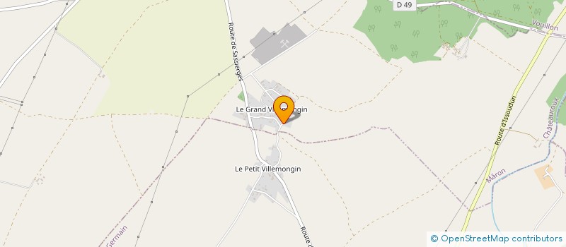 localisation de l'entreprise SCI GERBAUD LE GRAND VILLEMONGIN à MARON