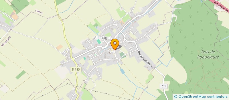 localisation de l'entreprise SCI GERBAUD SAINT-ROCH à ALLOUAGNE