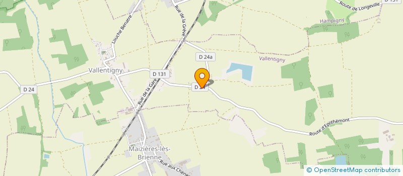 localisation de l'entreprise SCI GERBEAU  VALLENTIGNY