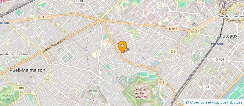 localisation de l'entreprise SCI GERBOING DUBOURG  NANTERRE