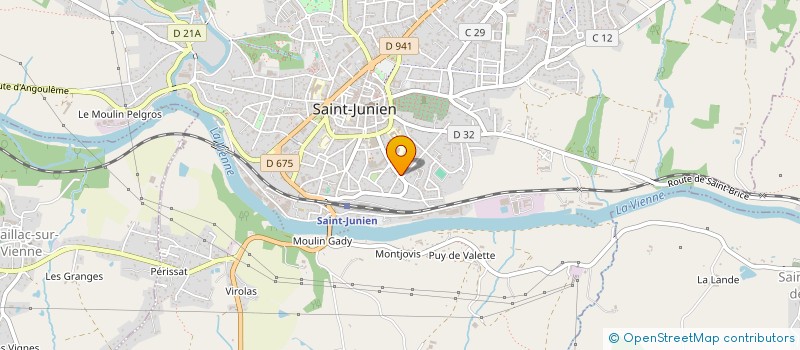 localisation de l'entreprise SCI GERCHRIS à SAINT-JUNIEN