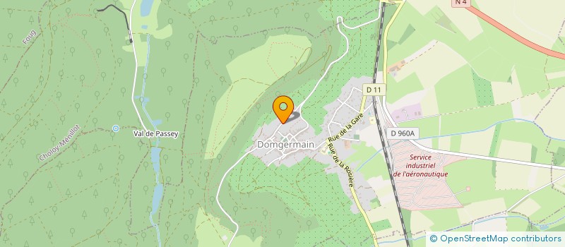 localisation de l'entreprise SCI GERCLA  DOMGERMAIN