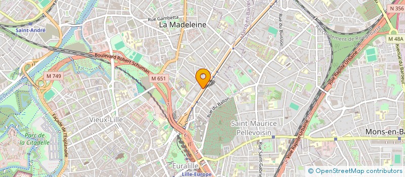 localisation de l'entreprise SCI GERCO II à LA MADELEINE