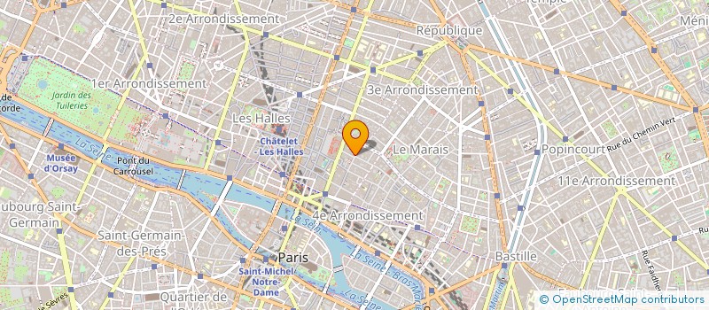 localisation de l'entreprise SCI GERDAN  PARIS