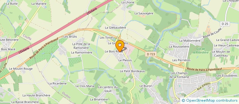 localisation de l'entreprise SCI GERDENHE  OUDON