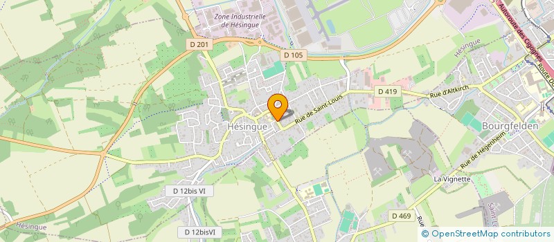 localisation de l'entreprise SCI GERDER WICKY  HESINGUE