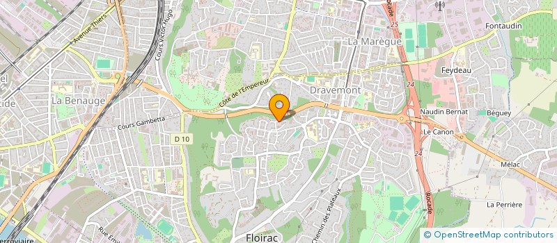 localisation de l'entreprise SCI GERE  FLOIRAC