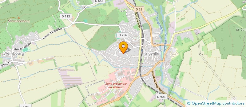 localisation de l'entreprise SCI GERELI  INGWILLER