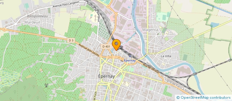localisation de l'entreprise SCI GEREMO à EPERNAY