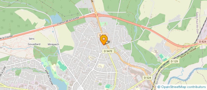 localisation de l'entreprise SCI GEREVE à SAINT-PAUL-LES-DAX