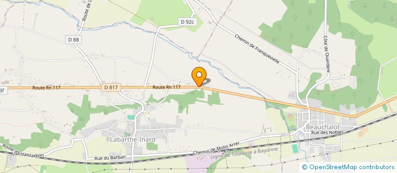 localisation de l'entreprise SCI GERFA  LABARTHE-INARD