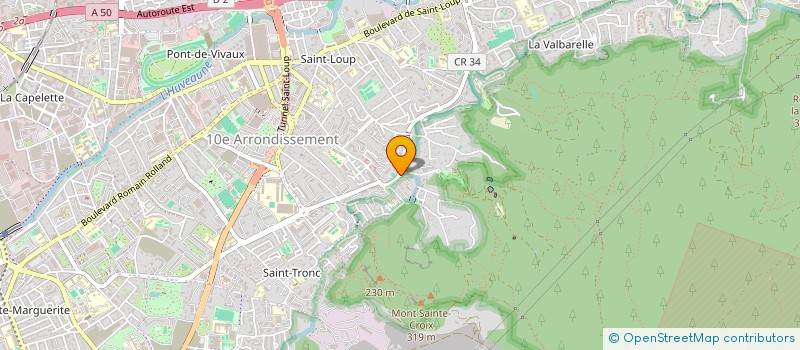 localisation de l'entreprise SCI GERFA à MARSEILLE