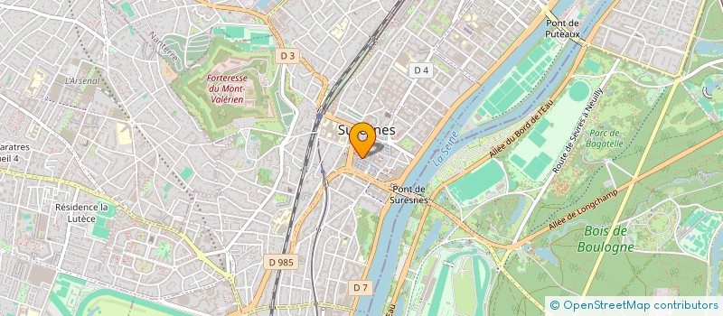 localisation de l'entreprise SCI GERFAL à SURESNES