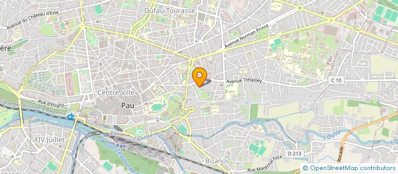 localisation de l'entreprise SCI GERFAUT à PAU