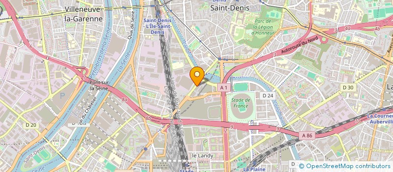 localisation de l'entreprise SCI GERFIM à SAINT-DENIS