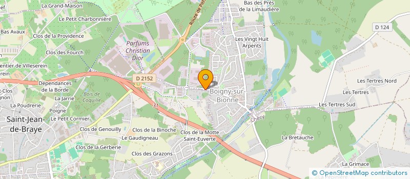 localisation de l'entreprise SCI GERFRA à SAINT-JEAN-DE-BRAYE