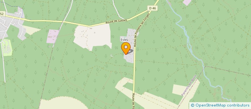 localisation de l'entreprise SCI GERGAUGER  PARENTIS-EN-BORN