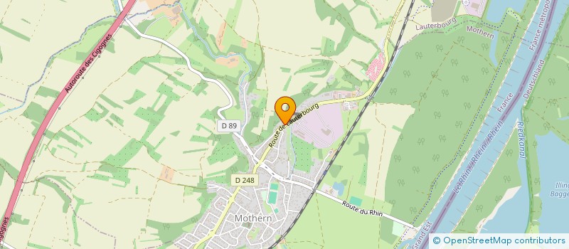 localisation de l'entreprise SCI GERHARD  MOTHERN