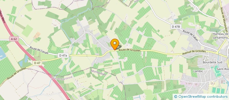 localisation de l'entreprise SCI GERIC  FRONTON