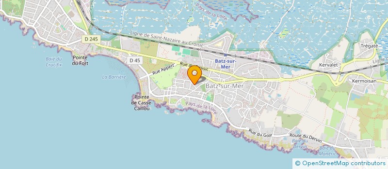 localisation de l'entreprise SCI GERICA  BATZ-SUR-MER