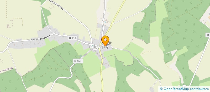 localisation de l'entreprise SCI GERICAULT  LE TRONQUAY