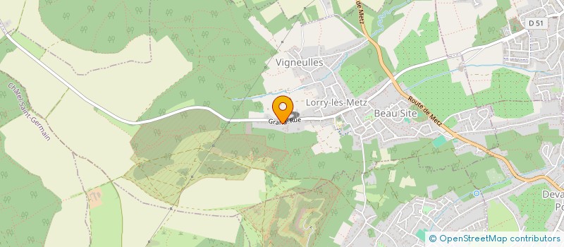 localisation de l'entreprise SCI GERIMMO  LORRY-LES-METZ