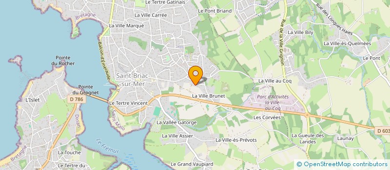 localisation de l'entreprise SCI GERISO  SAINT-BRIAC-SUR-MER