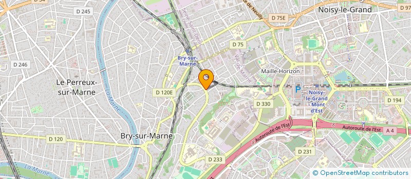 localisation de l'entreprise SCI GERJA  BRY-SUR-MARNE