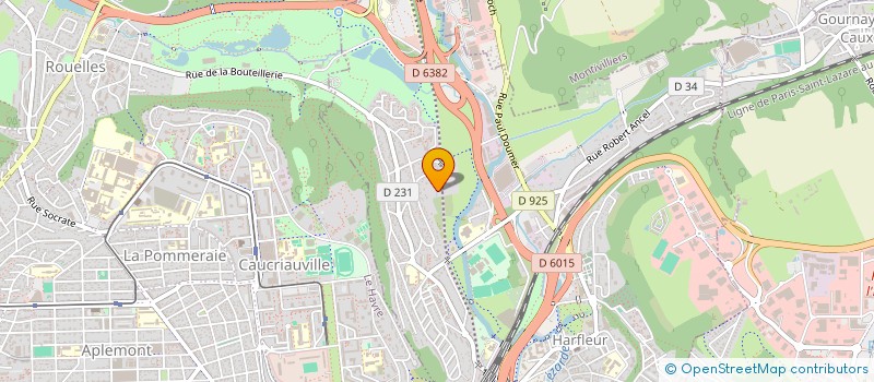 localisation de l'entreprise SCI GERLACK  HARFLEUR