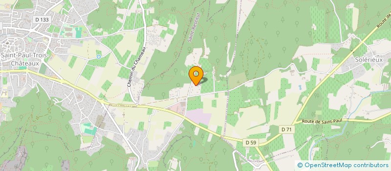 localisation de l'entreprise SCI GERLACOR  SAINT-RESTITUT