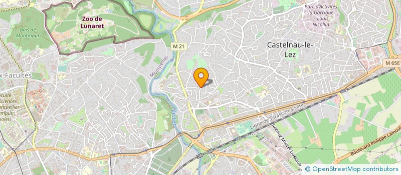 localisation de l'entreprise SCI GERLAIN  CASTELNAU-LE-LEZ