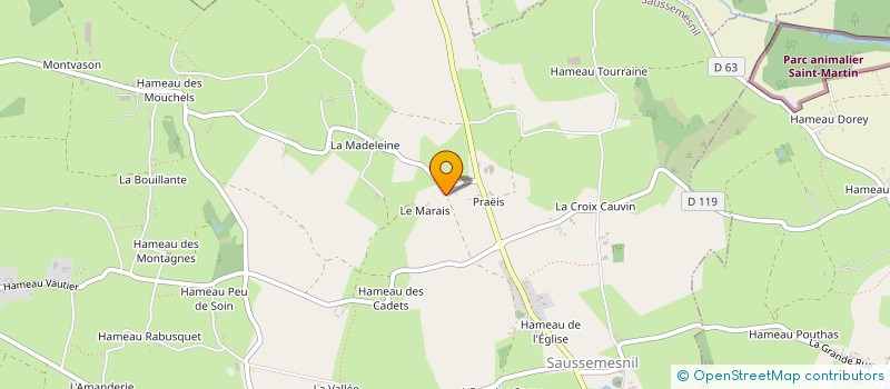 localisation de l'entreprise SCI GERLAN  TAMERVILLE