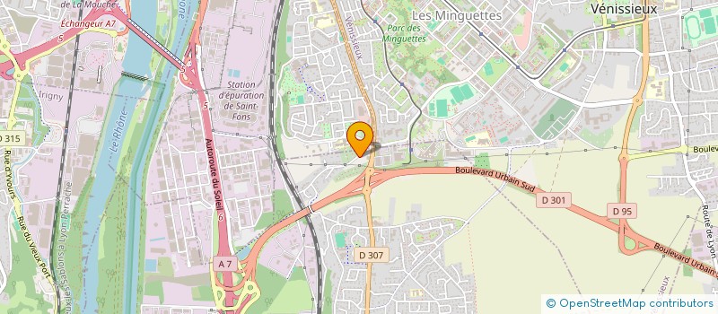 localisation de l'entreprise SCI GERLAND IMMO  FEYZIN